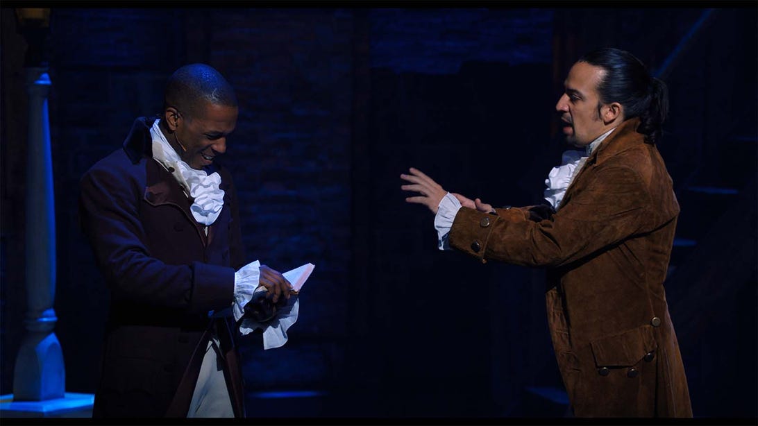 Leslie Odom Jr. and Lin-Manuel Miranda, Hamilton