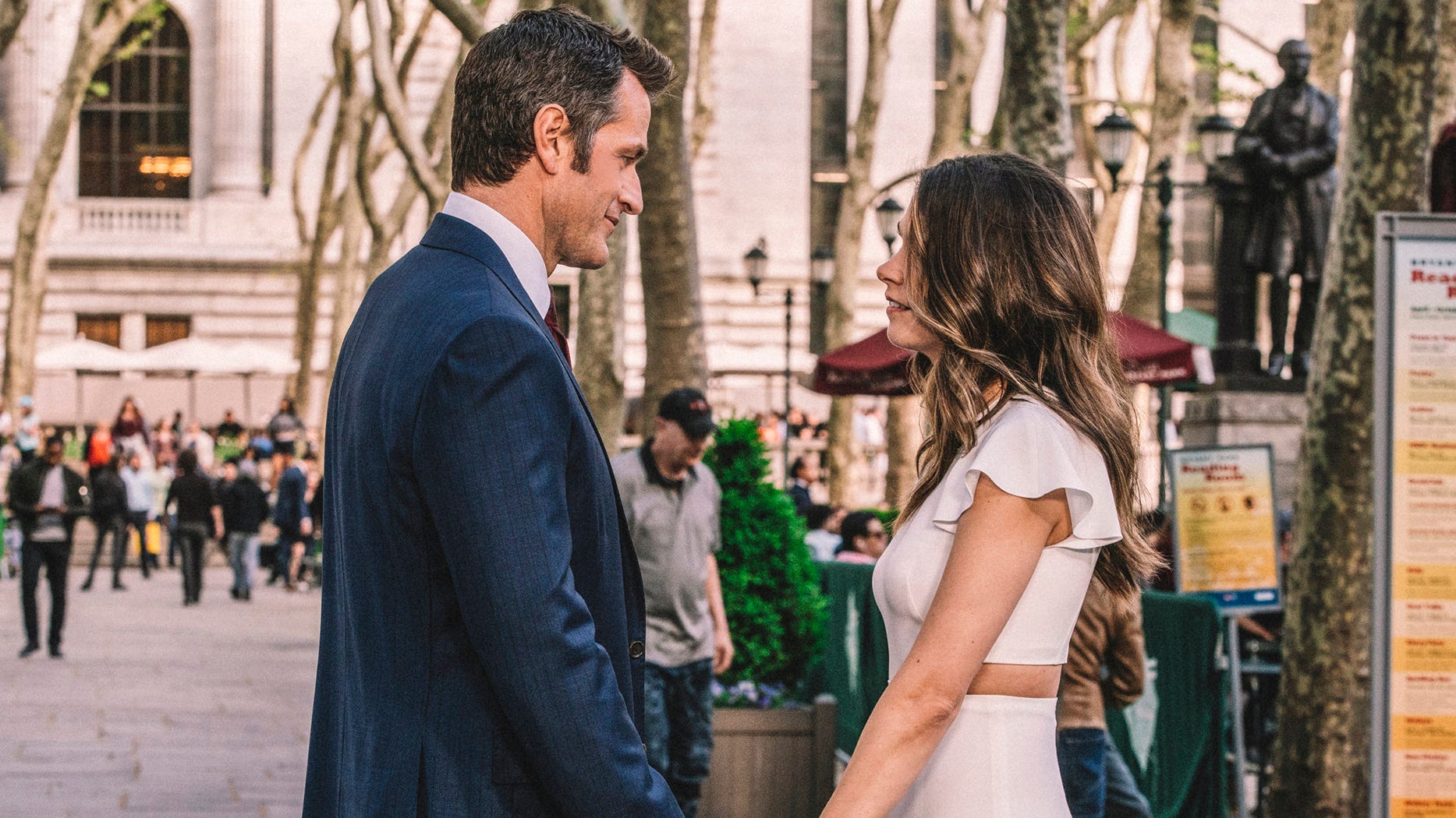 Sutton Foster and Peter Hermann, Younger