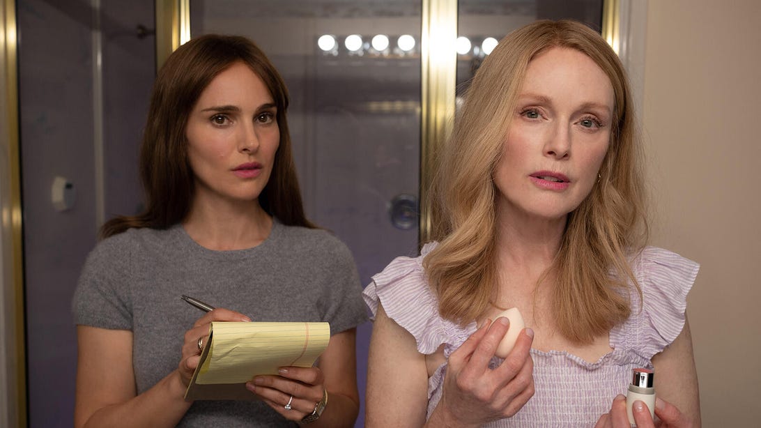 Natalie Portman and Julianne Moore, May December