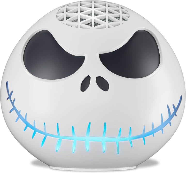 Echo Dot and Limited Edition Disney Jack Skellington Shell