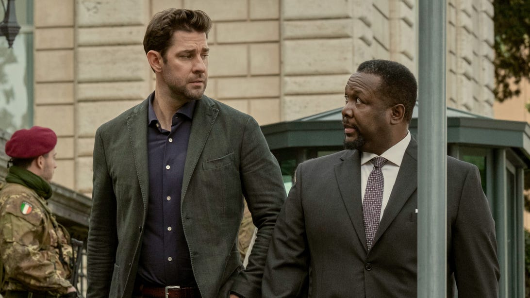 John Krasinski and Wendell Pierce, Tom Clancy's Jack Ryan