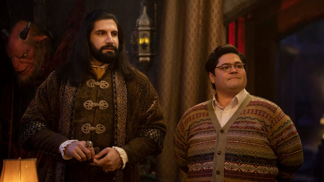 Kayvan Novak and Harvey Guillén, What We Do in the Shadows