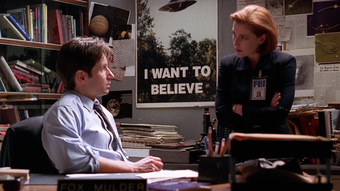 David Duchovny and Gillian Anderson, The X-Files